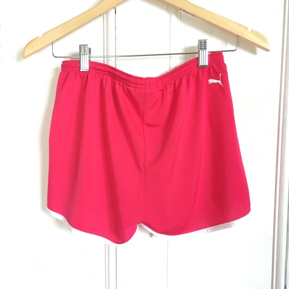 Puma Retro Style Track Shorts Hot Pink S - Picture 2 of 8